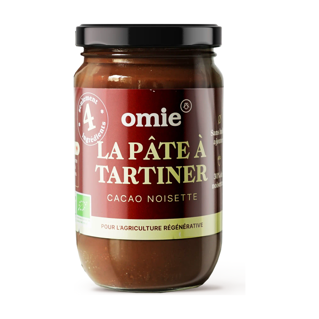 [OM-726] 300g - Pâte à tartiner (sans huile ajoutée - 4 ingrédients) bio - Omie