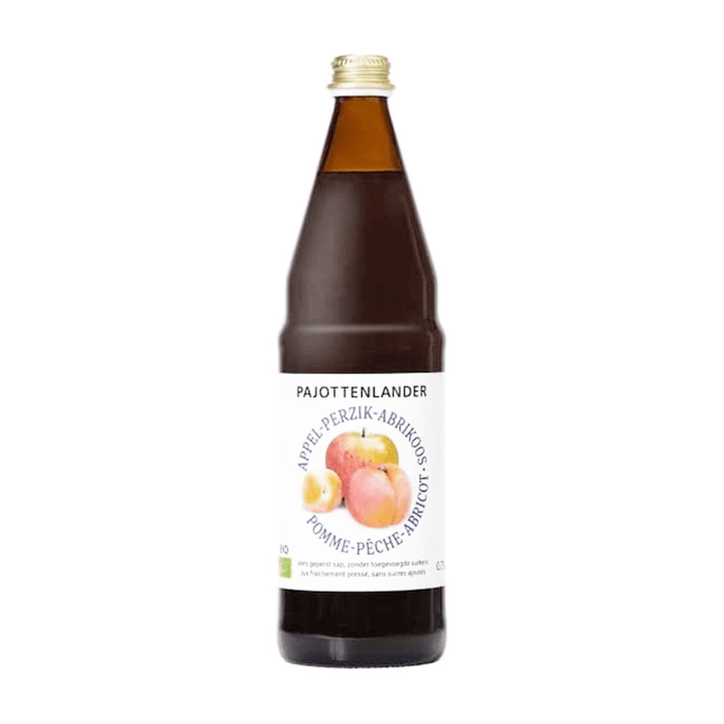 [PA-VC-POMPECAB75] 75cl - Jus pomme-pêche-abricot bio (consigné) - Pajottenlander