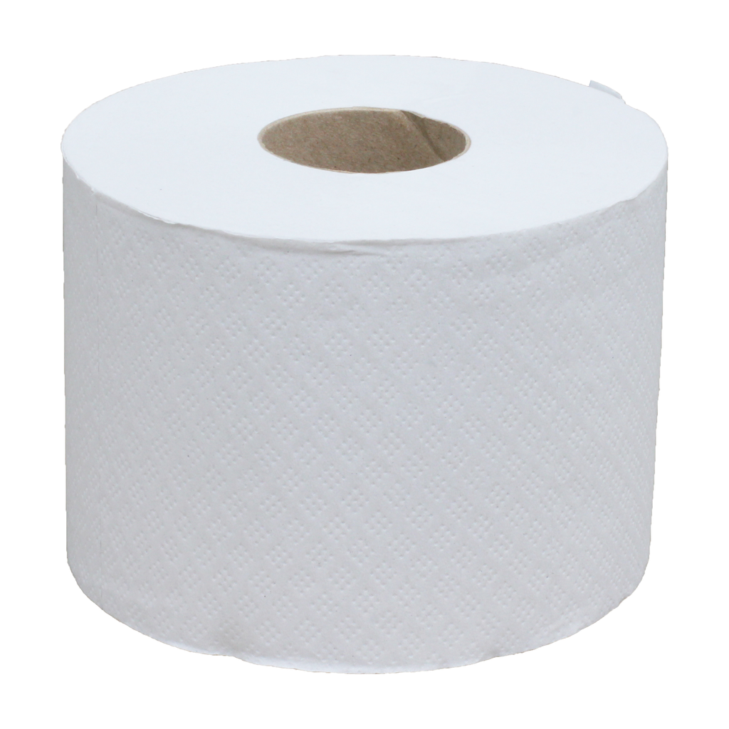 [PP-PAPTOILVRAC] Papier hygiènique rouleau blanc recyclé 600 feuilles (66m) VRAC - Papeco
