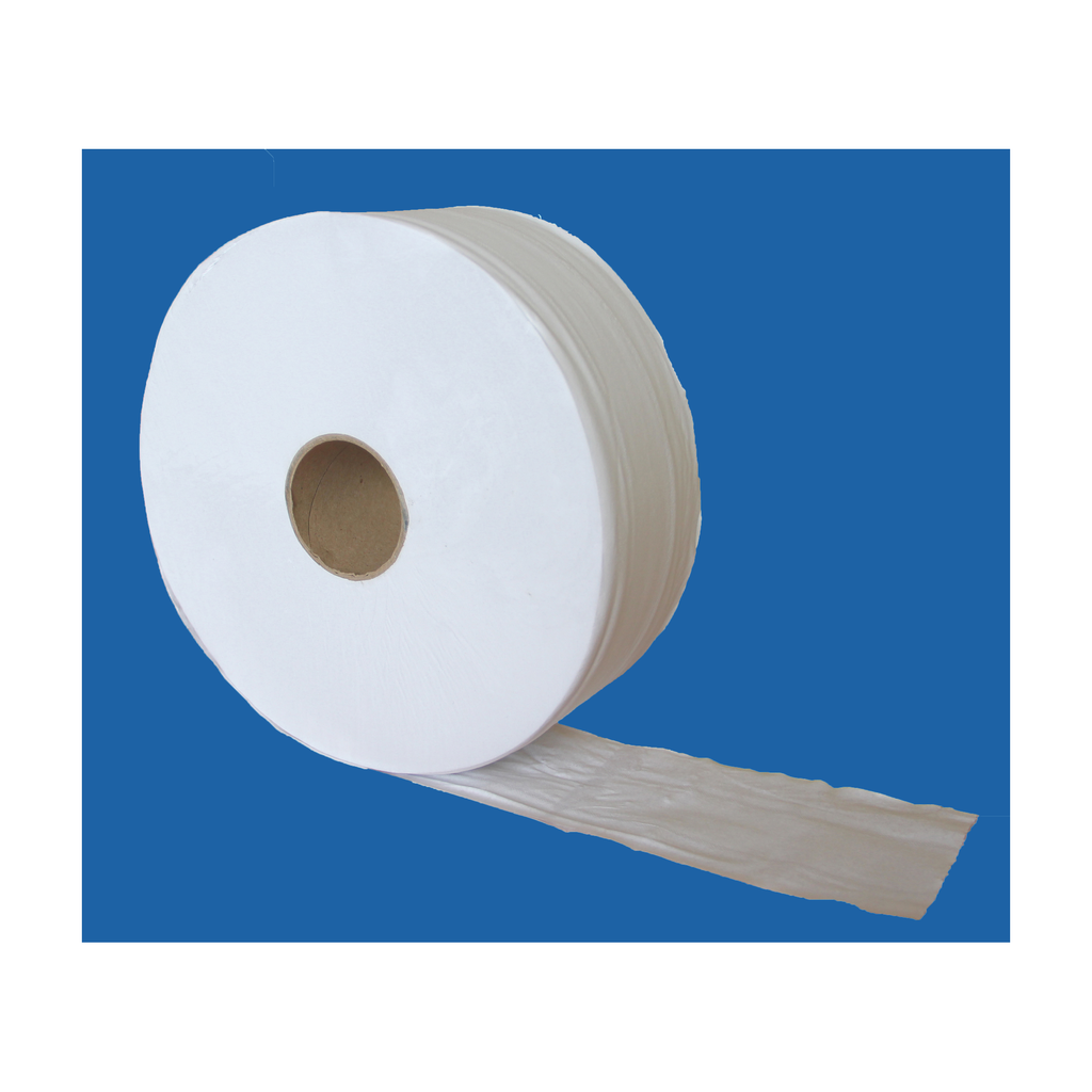[PP-340655] Papier hygiénique rouleau Maxi jumbo blanc recyclé 350m 1000 feuilles (pour professionnels) - Papeco