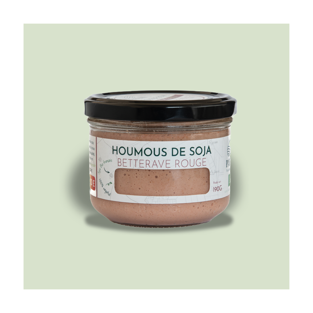 [PZ-HOBETT190] 190g - Houmous de soja Betterave Rouge bio - Payzan