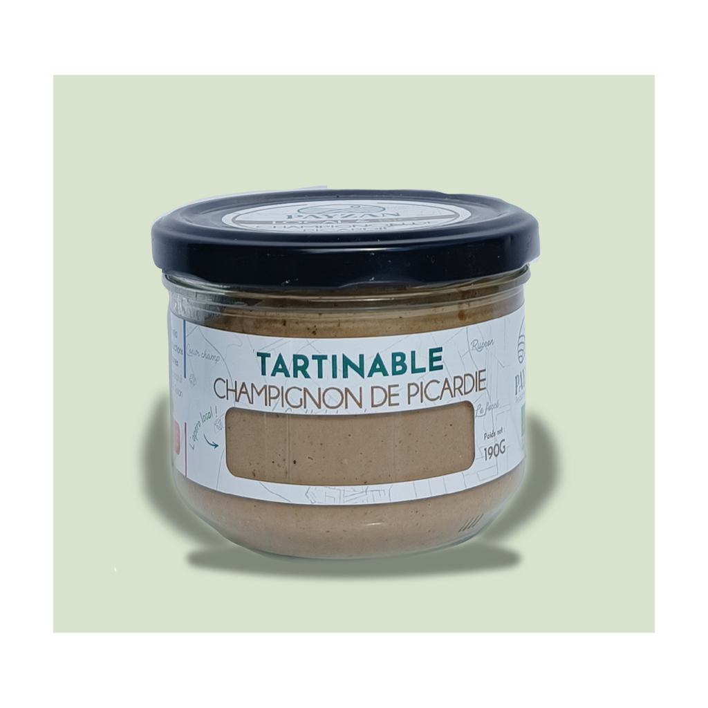 [PZ-CHAMPPIC190] 190g - Tartinable Champignon de Picardie bio - Payzan