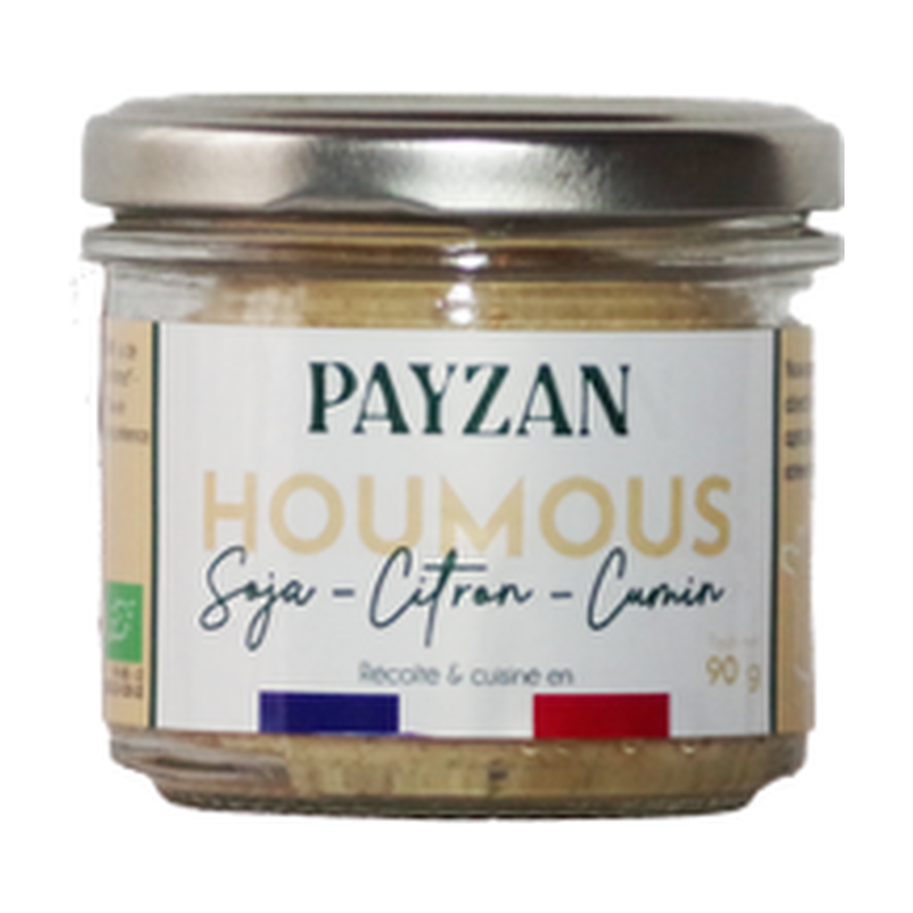 [PZ-HOCUM90] 90g - Houmous de soja Cumin Citron bio - Payzan