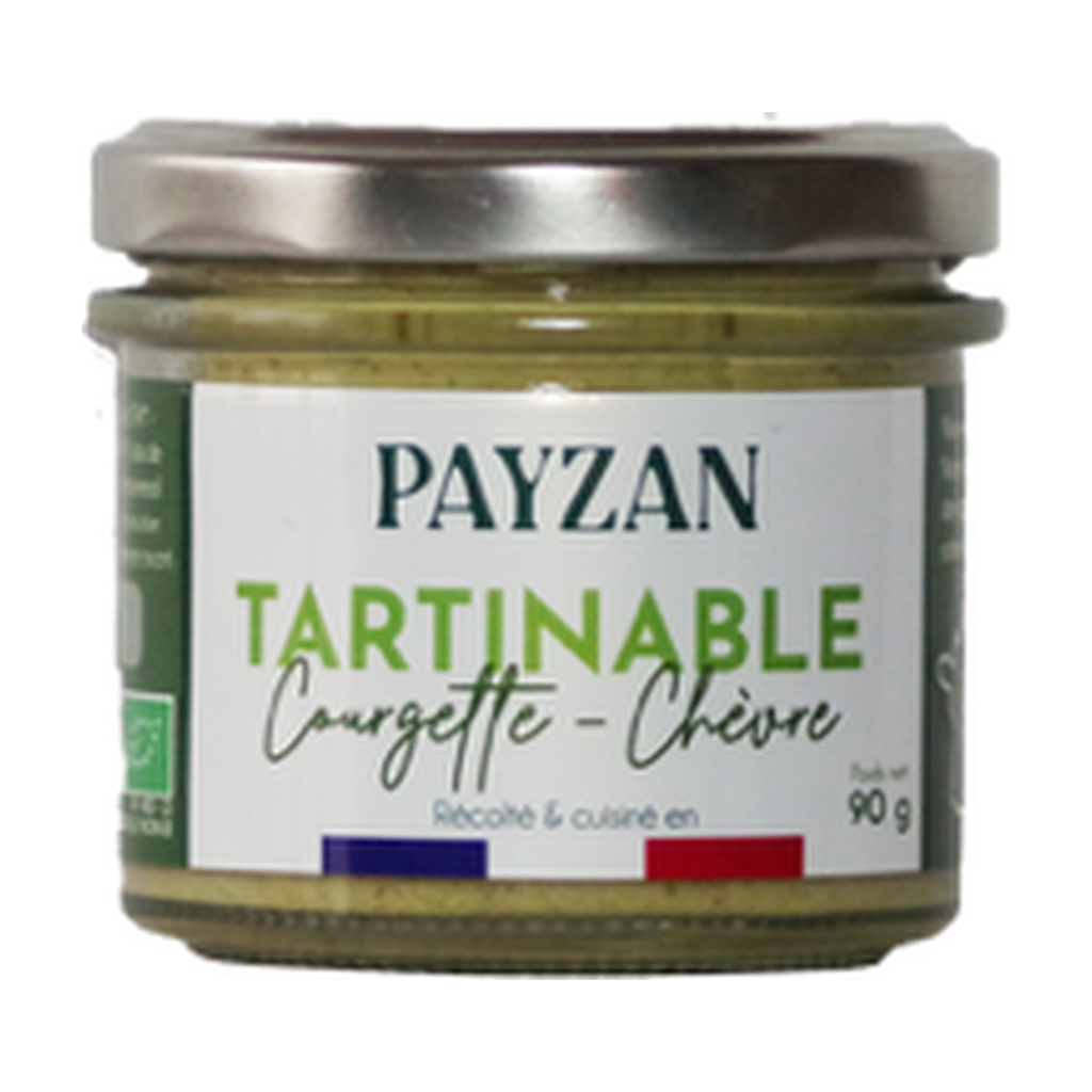 90g - Tartinable Courgette-Chèvre bio - Payzan