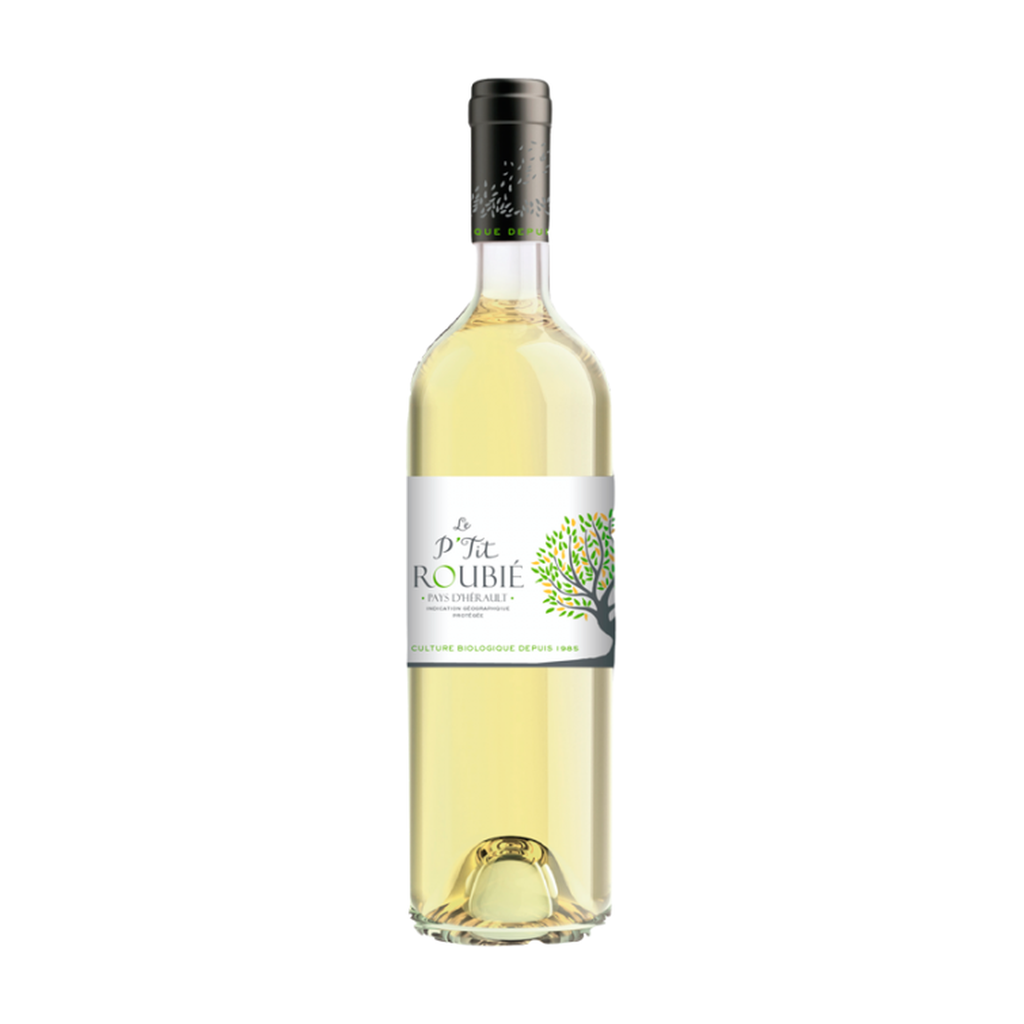 75cl - IGP Hérault blanc bio - Petit Roubié