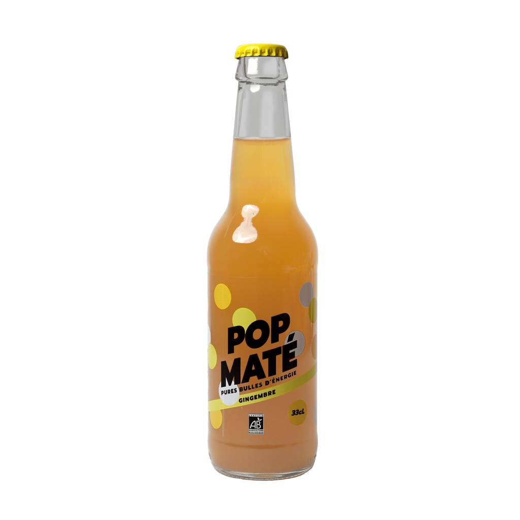 [POP-GING33] 33cl - Pop Maté Gingembre bio - Pop Maté