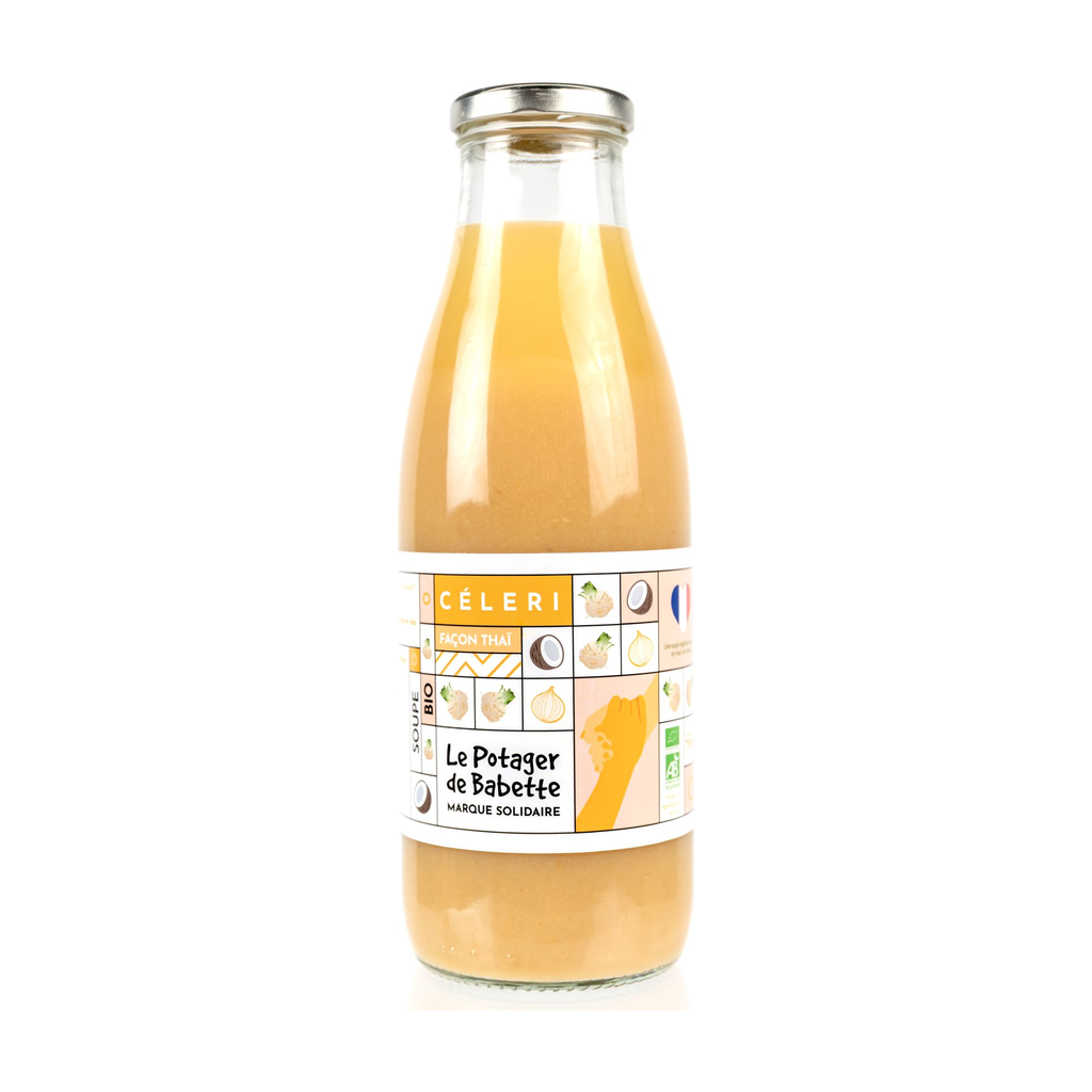 75cl - Soupe Céléri façon thaï bio - Les Potagers de Babette