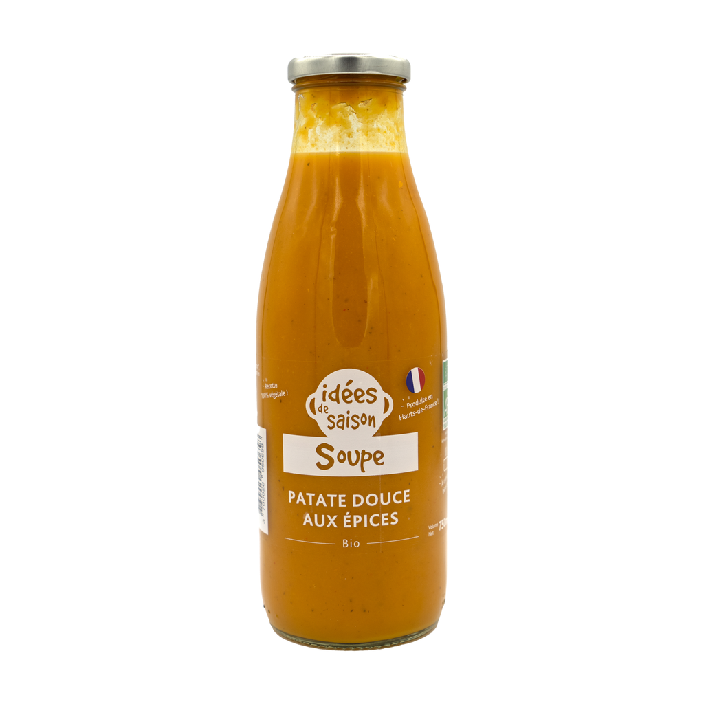 75cl - Soupe Patate douce aux épices bio (réemploi) - Idées de Saison