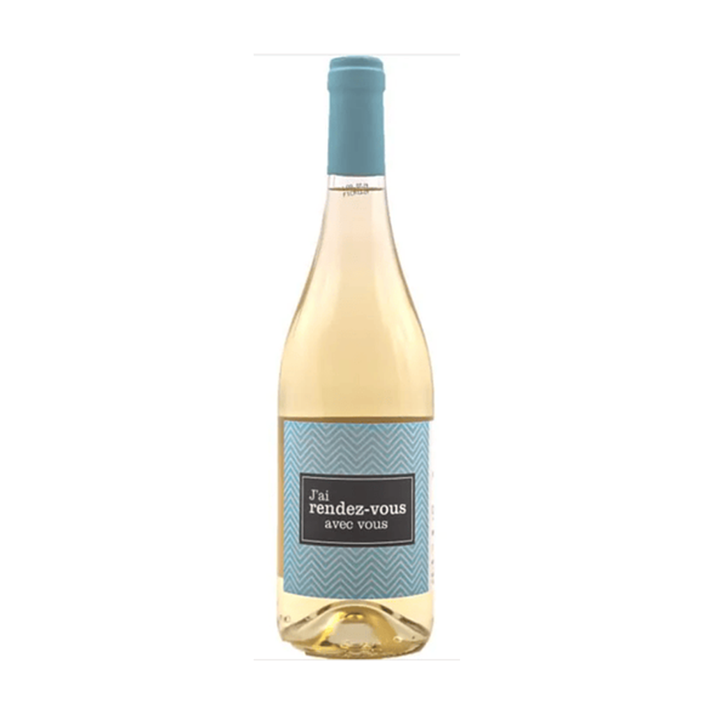 75cl - AOP Côtes Catalanes blanc 'J'ai rendez-vous avec vous' Rolle Macabeu bio (remploi) - Rière Cadène