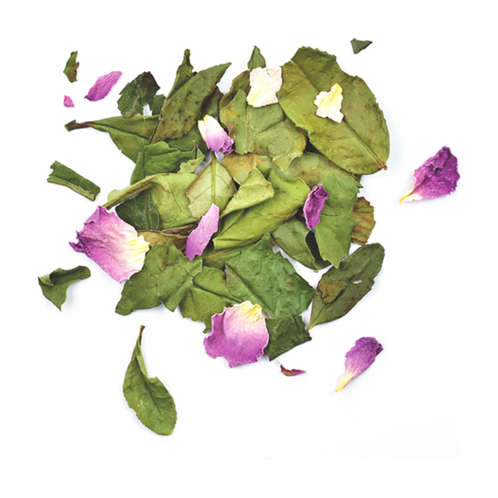 [RC-TBRD500] 500g - Thé blanc à la rose Reine de Damas bio - La Route des Comptoirs