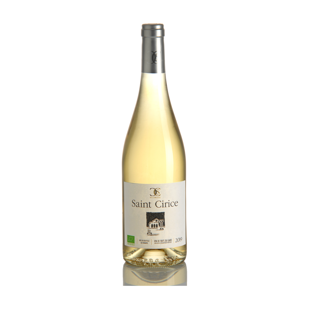 75cl - IGP du Gard blanc Saint Cirice bio - Château Saint Cyrgues