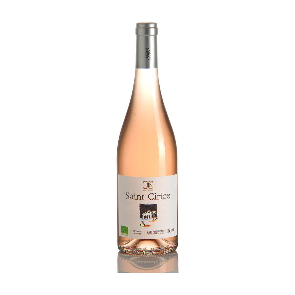75cl - IGP du Gard rosé Saint Cirice bio - Château Saint Cyrgues