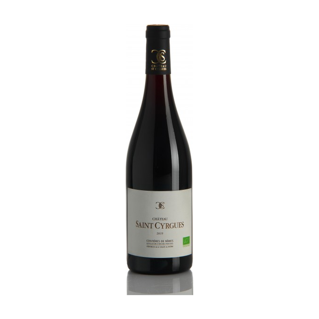 75cl - AOC Costières de Nîmes rouge bio - Château Saint Cyrgues