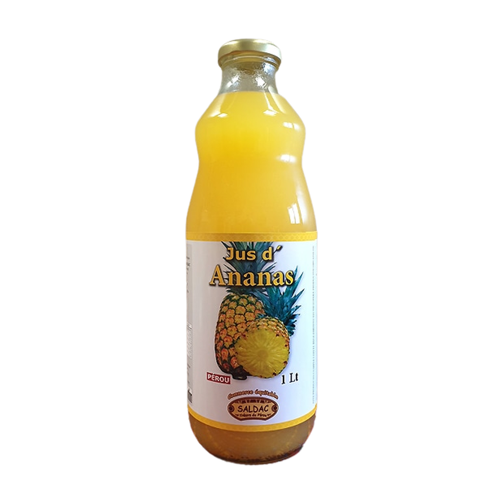 [SD-ANA100] 1l - Pur jus d'ananas bio - Saldac