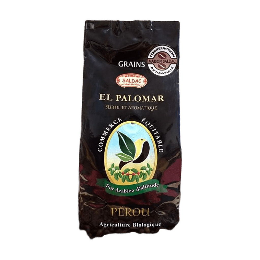 [SD-CAFEGRAIN250] 250g - Café El Palomar 100% arabica d'altitude grain bio - Saldac