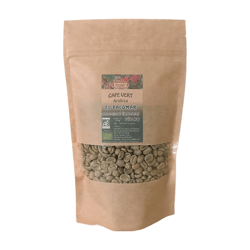 [SD-CAFEVERT250] 250g - Café vert El Palomar 100% arabica d'altitude grain bio - Saldac