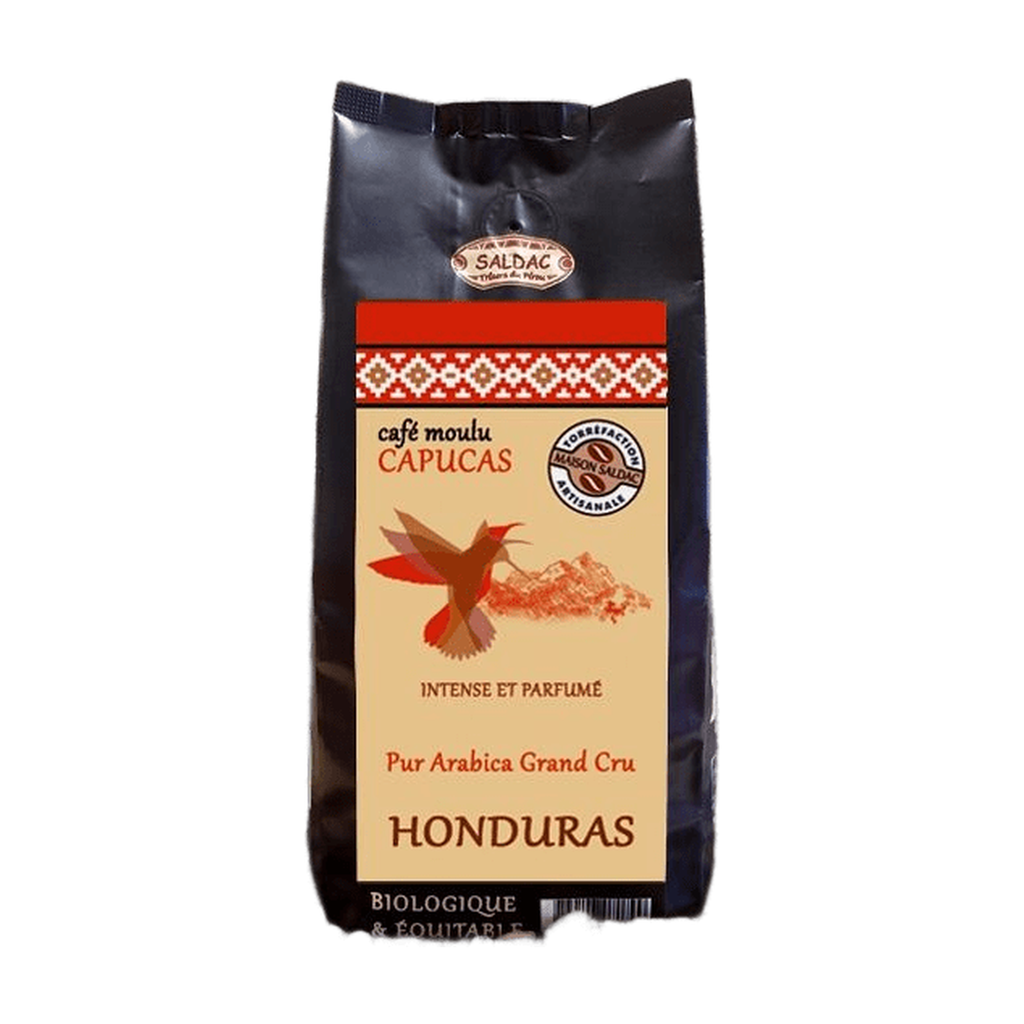 [SD-CAFEM-HON250] 250g - Café Capucas - Honduras 100% arabica moulu bio - Saldac