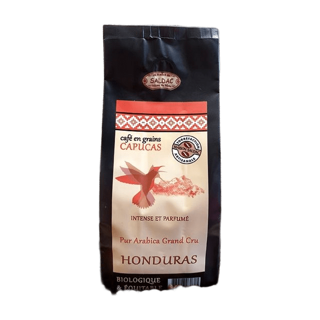 [SD-CAFEG-HON250] 250g - Café Capucas - Honduras 100% arabica grain bio - Saldac