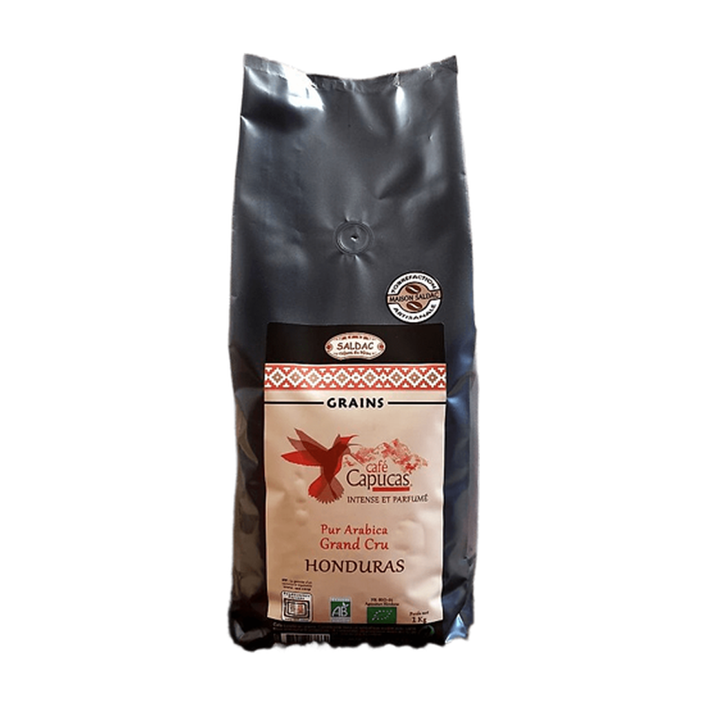 [SD-CAFEG-HON1KG] 1kg - Café Capucas - Honduras 100% arabica grain bio - Saldac