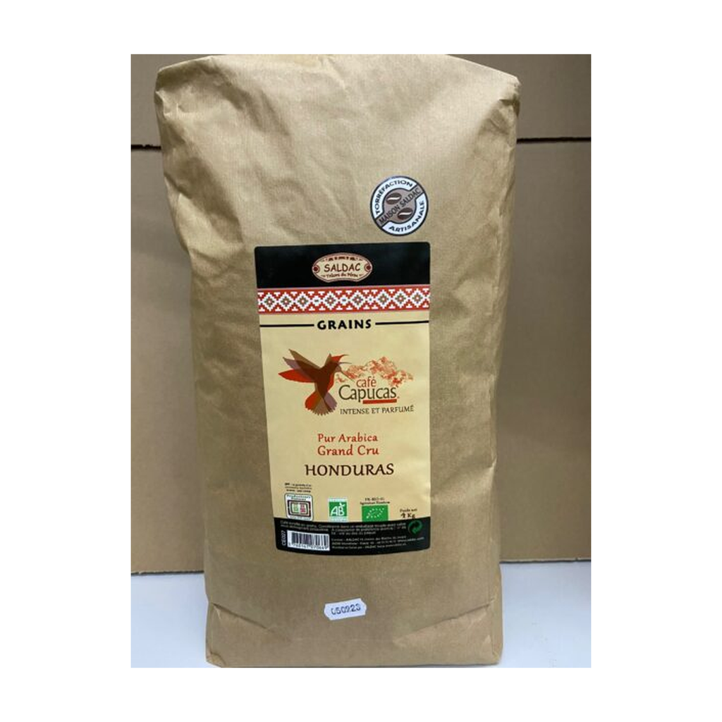 [SD-CAFEG-HON20KG] 20kg - Café Capucas - Honduras 100% arabica grain (vrac) bio - Saldac