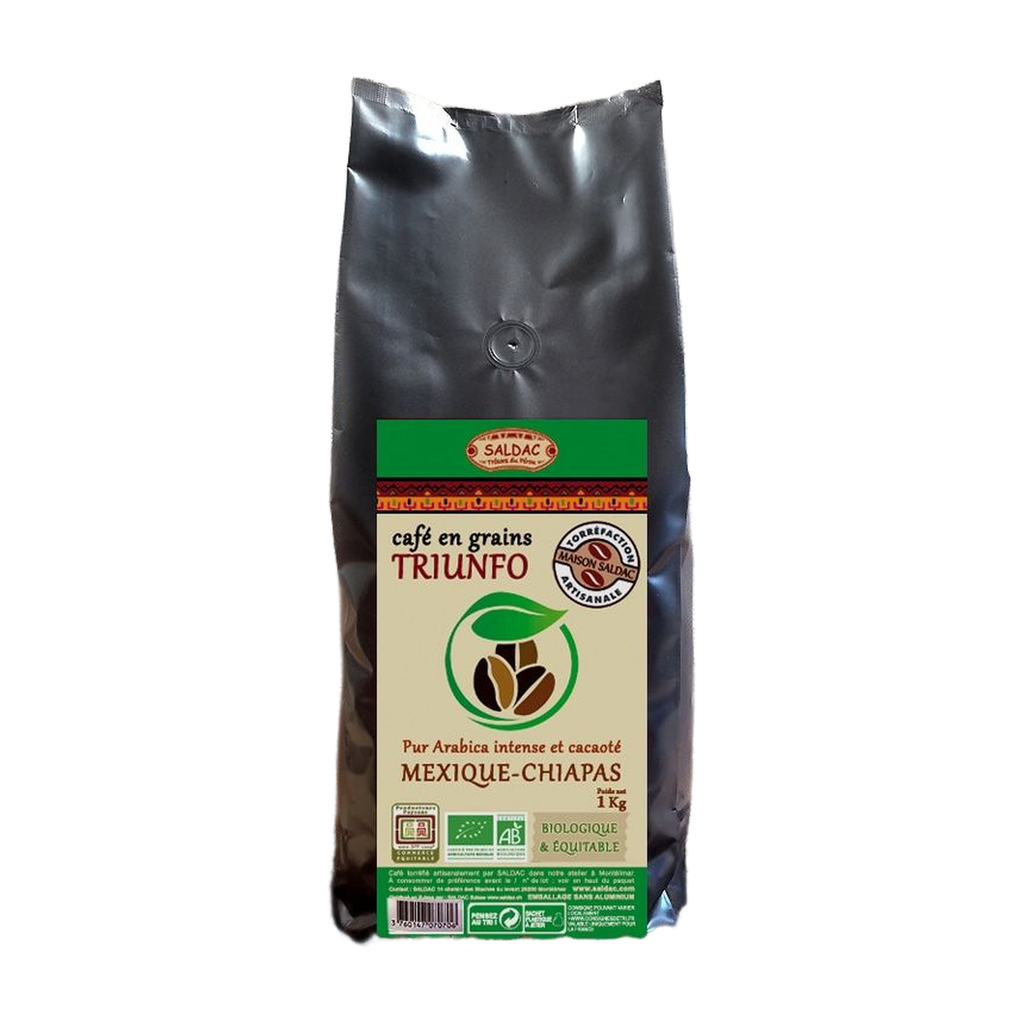 [SD-CAFEGRMEX] 1kg - Café El Triunfo - Mexique (Chiapas) grain bio - Saldac