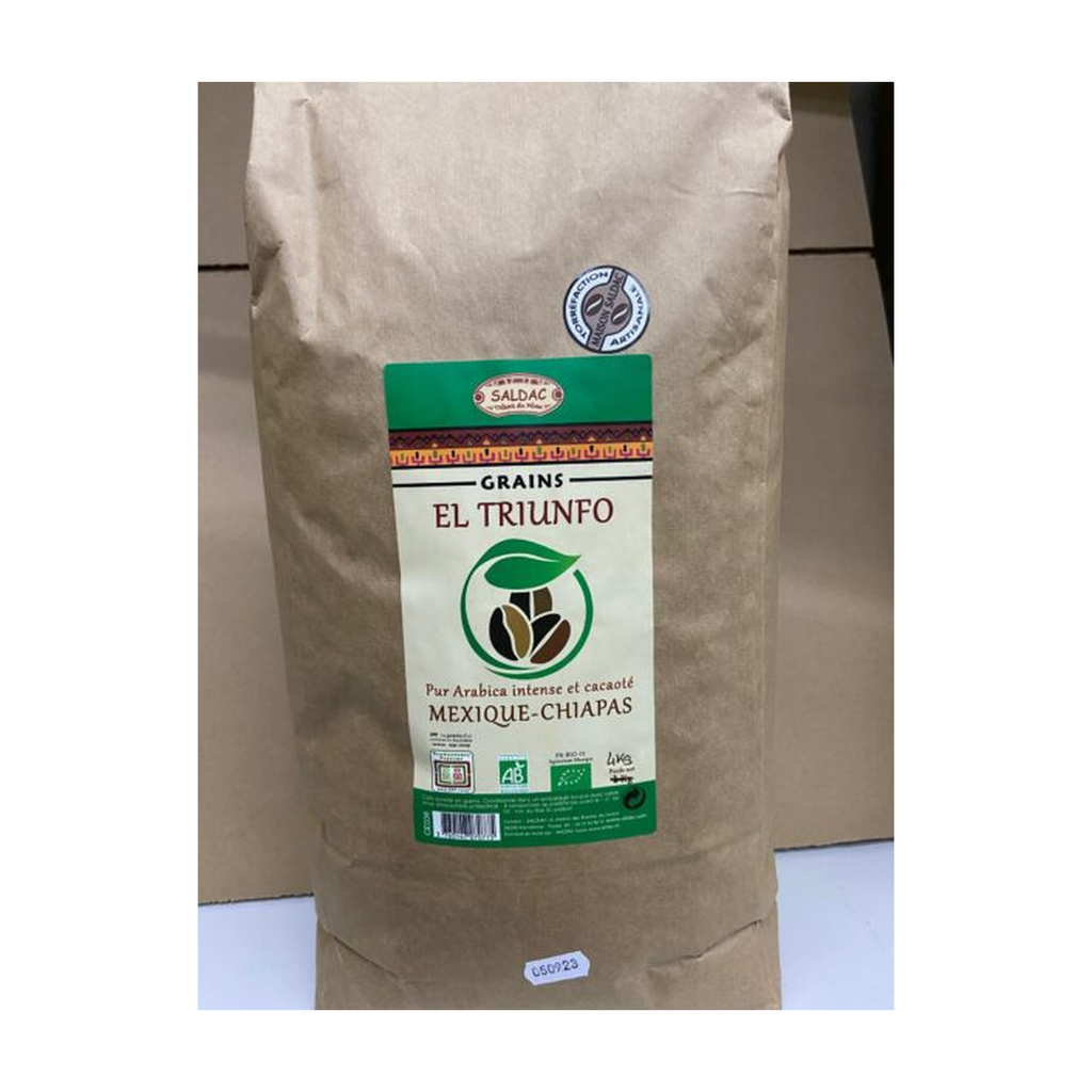 [SD-CAFEG-MEX20KG] 20kg - Café El Triunfo - Mexique (Chiapas) grain bio - Saldac
