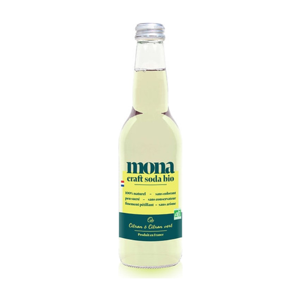 [AP-MCITR33] 33cl - Limonade Citron - Citron Vert bio (réemploi) - Mona