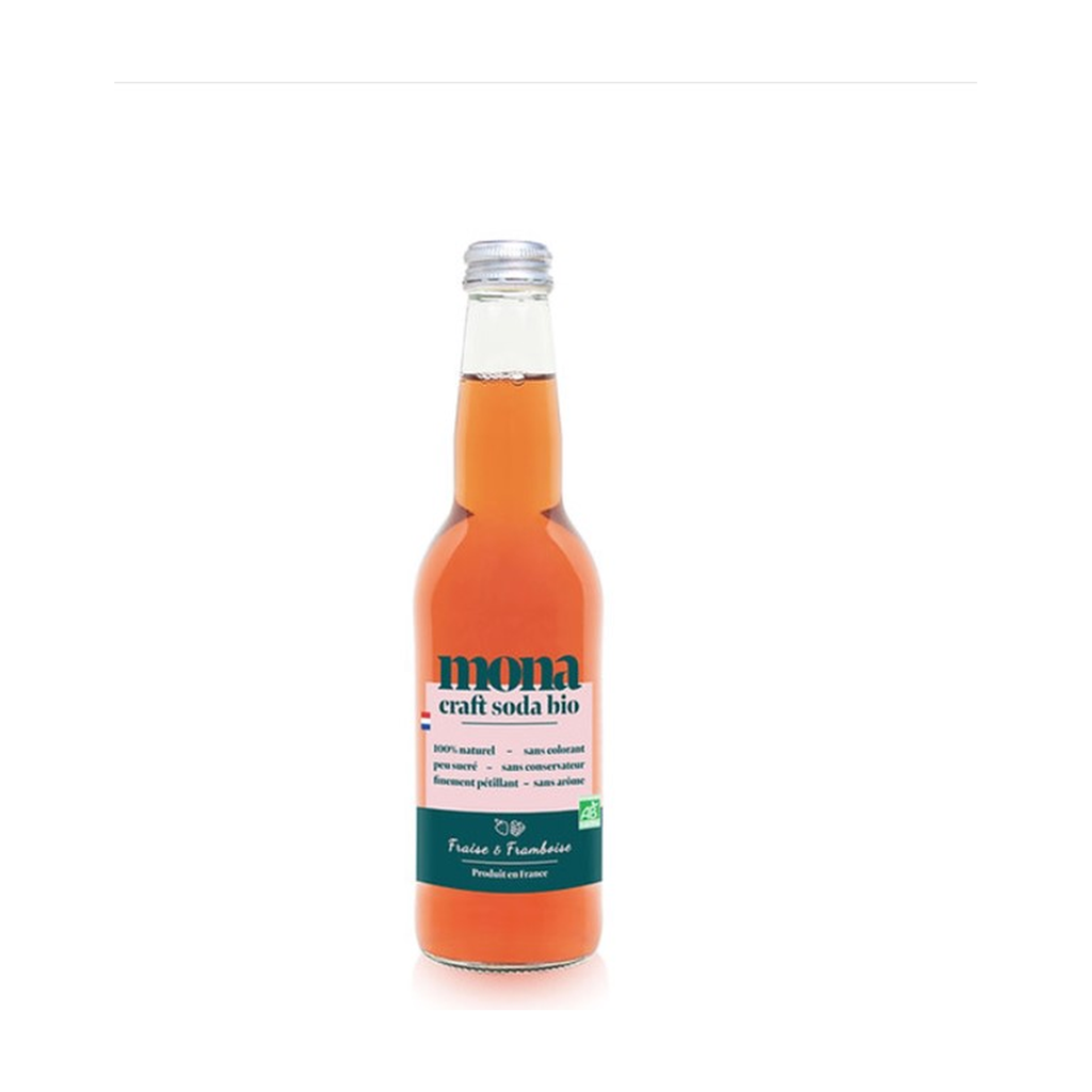 [AP-MFRSFRB33] 33cl - Limonade Fraise - Framboise bio (réemploi) - Mona