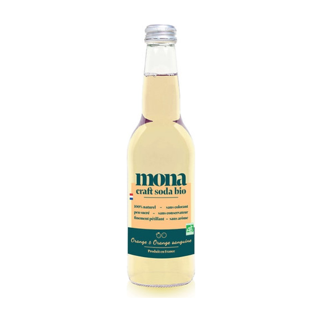 [AP-MORANG33] 33cl - Limonade Orange - Orange sanguine bio (réemploi) - Mona