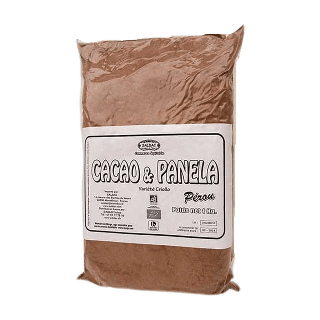 [SD-CACPAN5KG] 5kg - Cacao pur en poudre et panela bio - Saldac