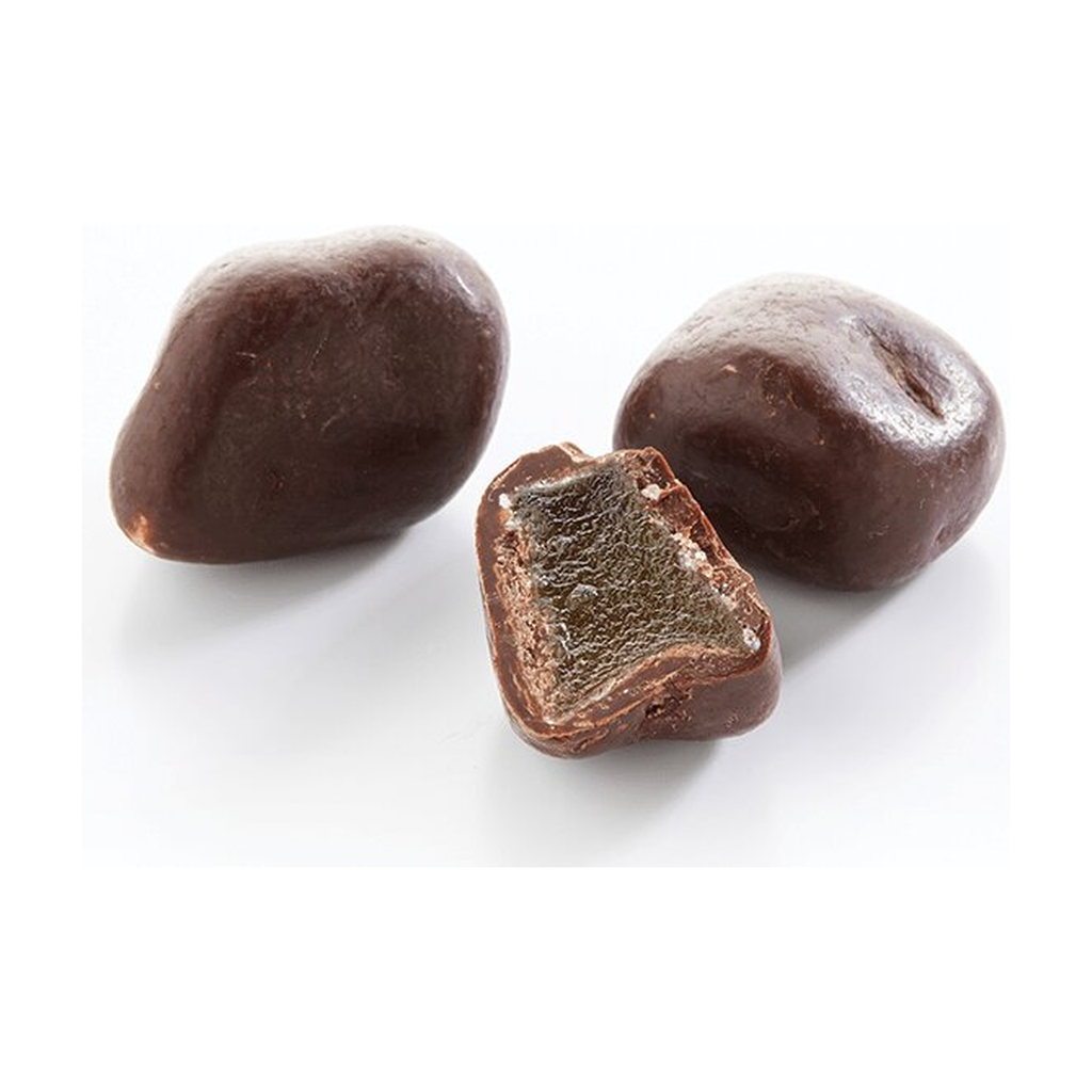 [SD-VRAC-GINGCHOCO] 2kg - Gingembre confit enrobées chocolat noir 63% VRAC bio - Saldac