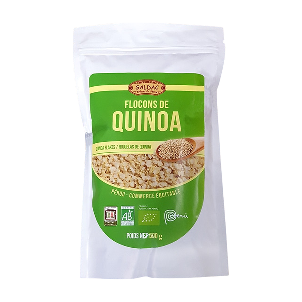 [SD-FLOQUIN500G] 500g - Flocons de quinoa bio - Saldac