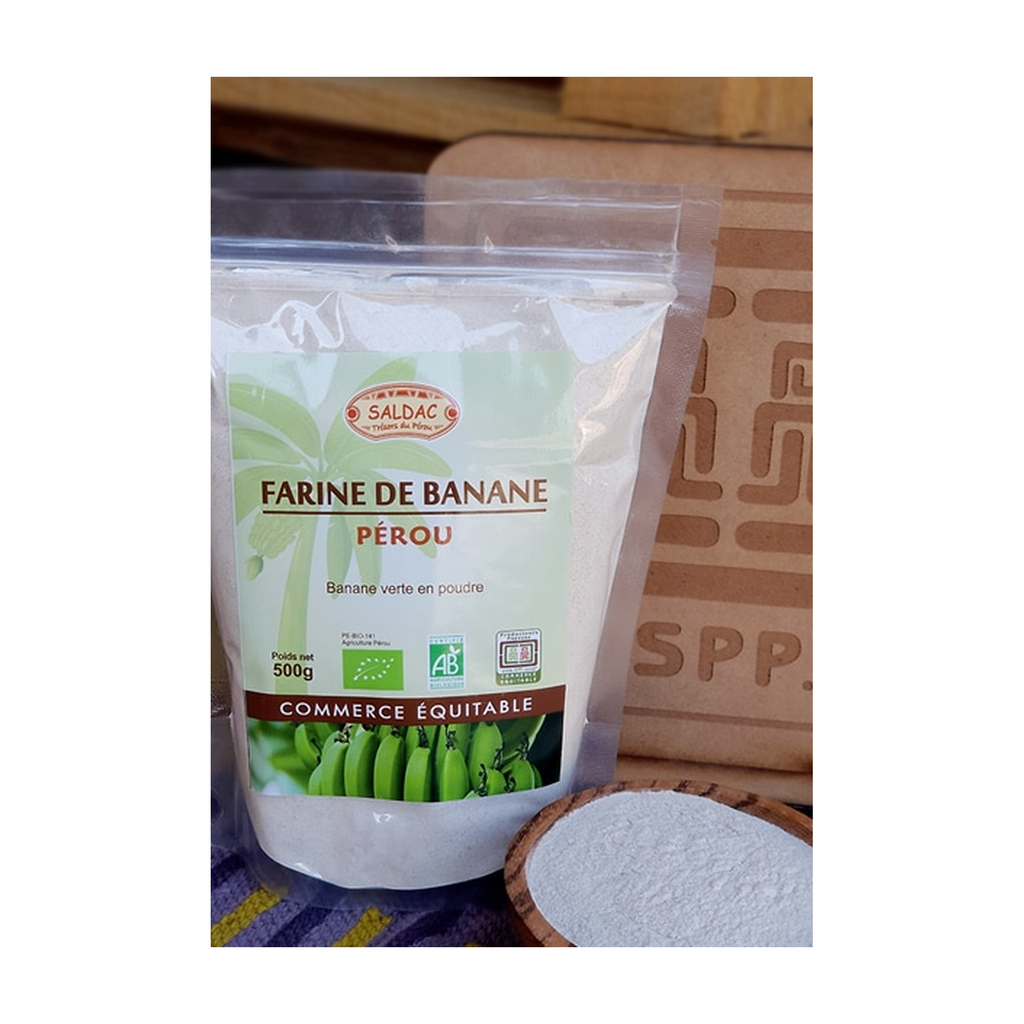 500g - Farine de banane bio - Saldac