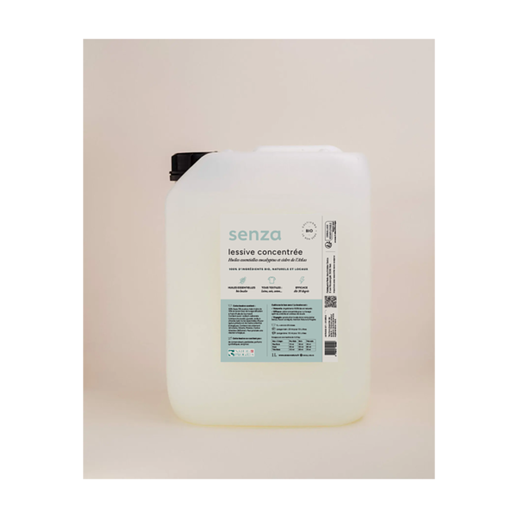 [SZ-LEC20] 20l - Lessive Eucalyptus Cèdre (réemploi) Nature et Progrès - Senza