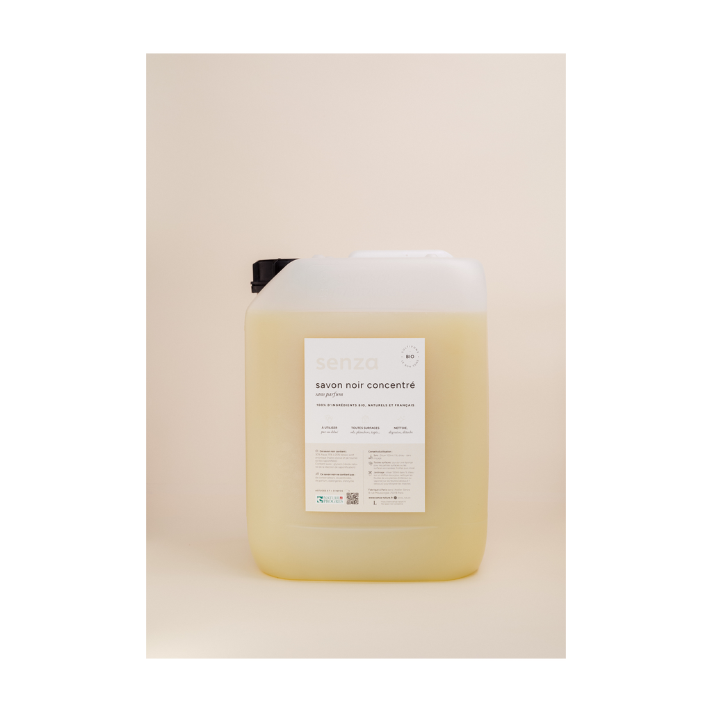 [SZ-SN10] 10l - Savon Noir Huile d'olive (réemploi) Nature et Progrès - Senza