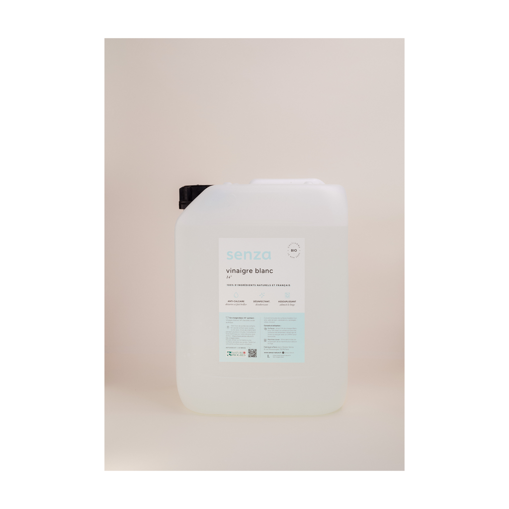 [SZ-VB20] 20l - Vinaigre Blanc 14° (réemploi) Nature et Progrès - Senza
