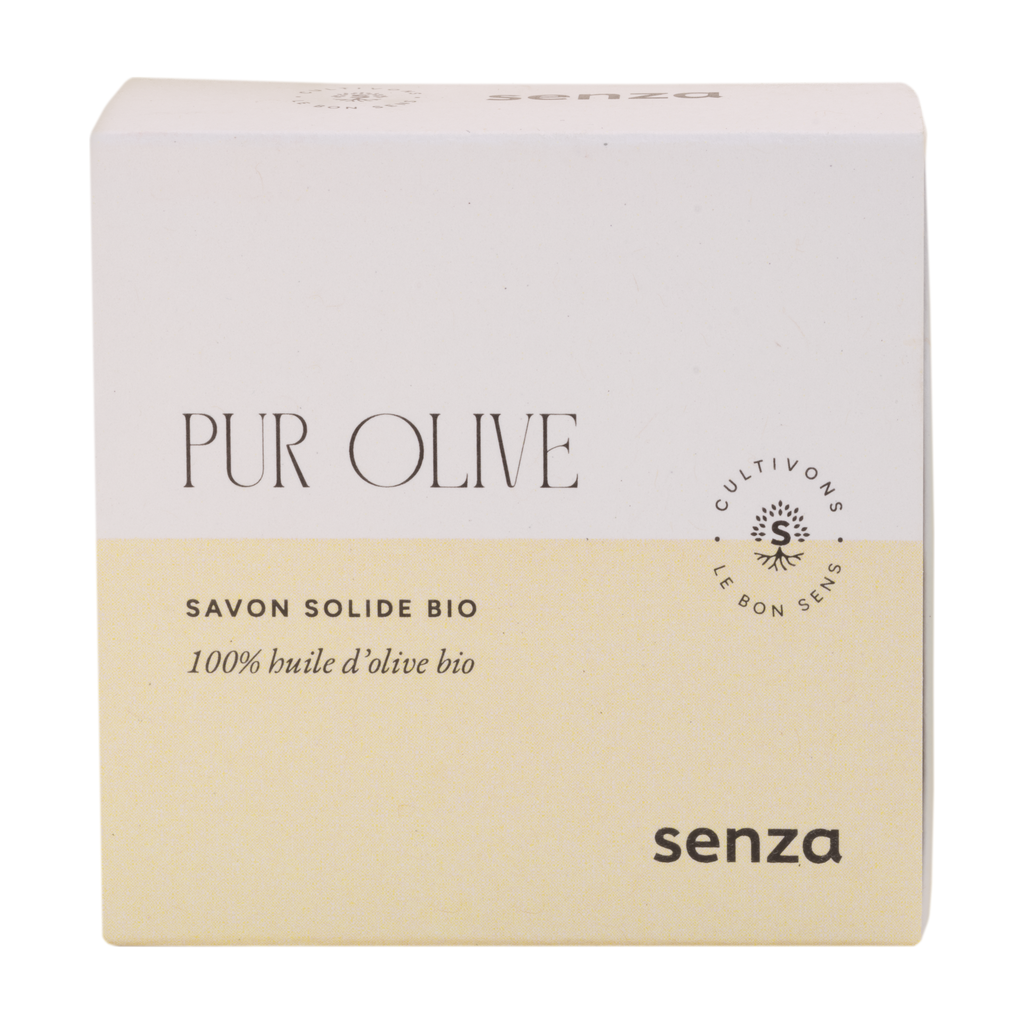 [SZ-SSOE] 100g - Savon Olive emballé Nature et Progrès - Senza