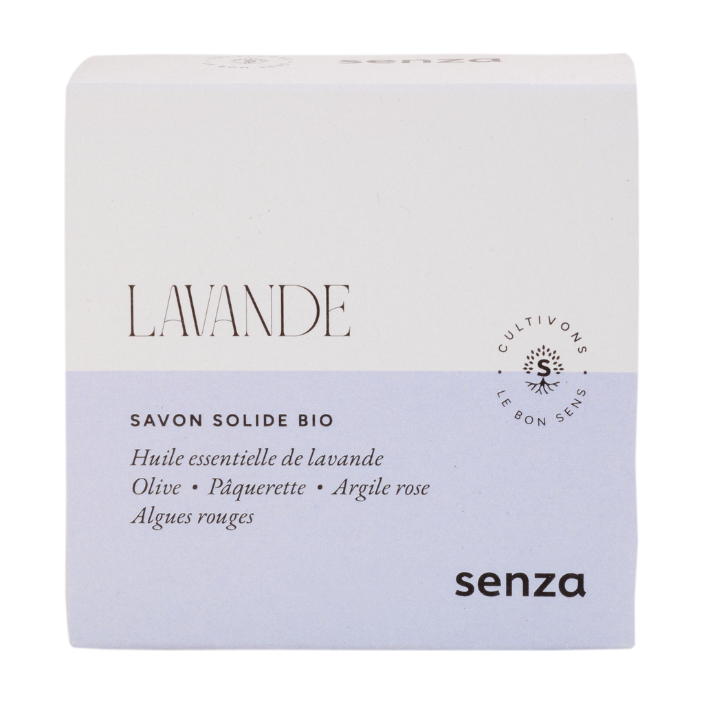 [SZ-SSLAE] 100g - Savon Lavande emballé Nature et Progrès - Senza