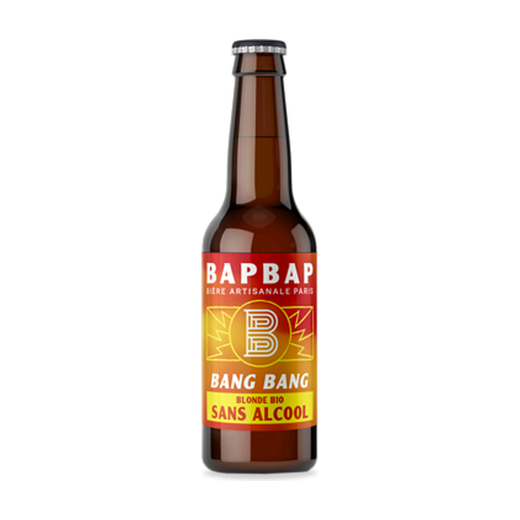 [BA-BANG33] 33cl - Bang Bang - Pale Ale sans alcool 0,3°  bio - Bapbap