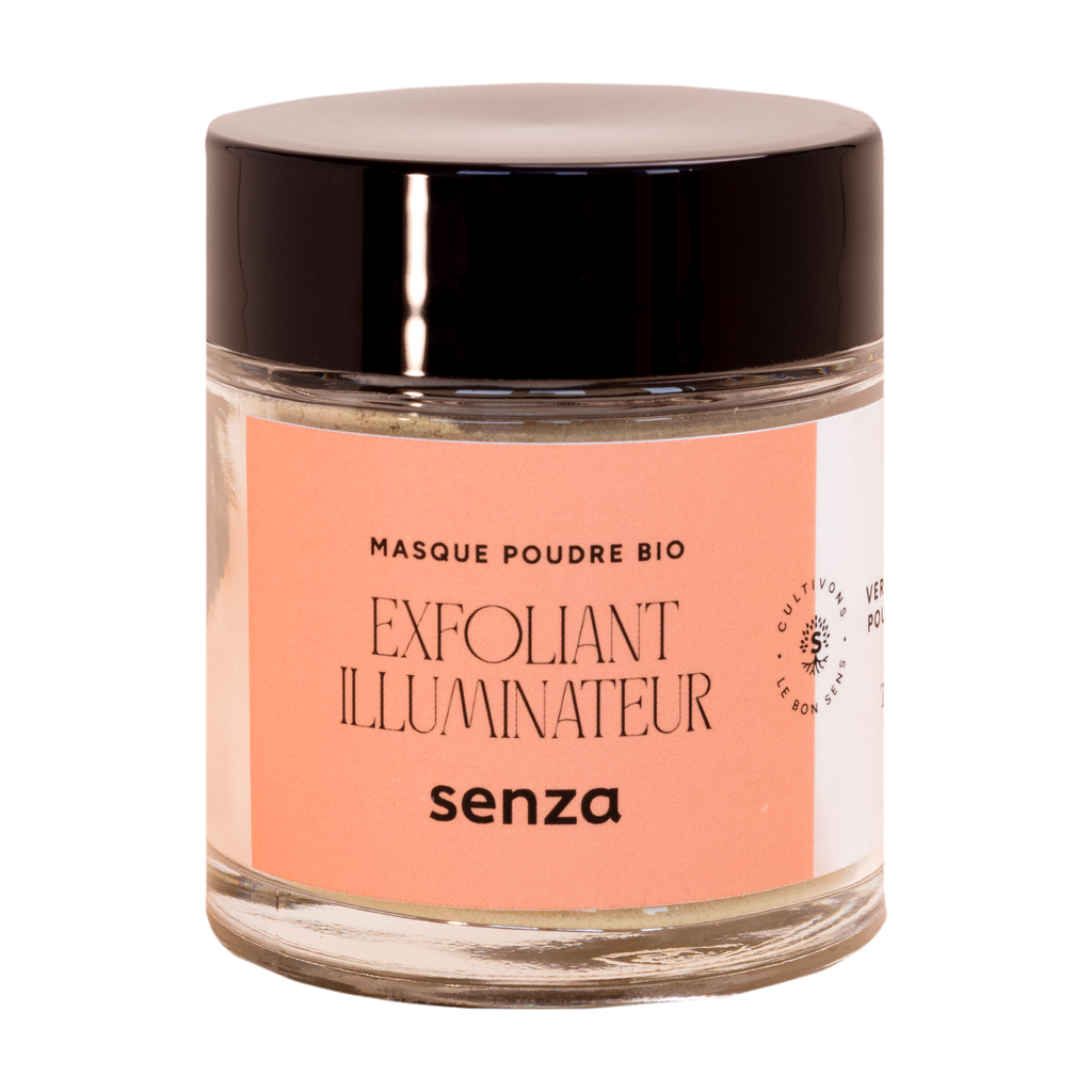 [SZ-MPE] 62g - Masque poudre exfoliant illuminateur (consigné) Nature et Progrès - Senza