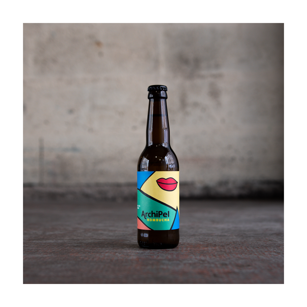 [AR-FIG33] 33cl - Kombucha Figuier bio Bouteille Verre - Archipel