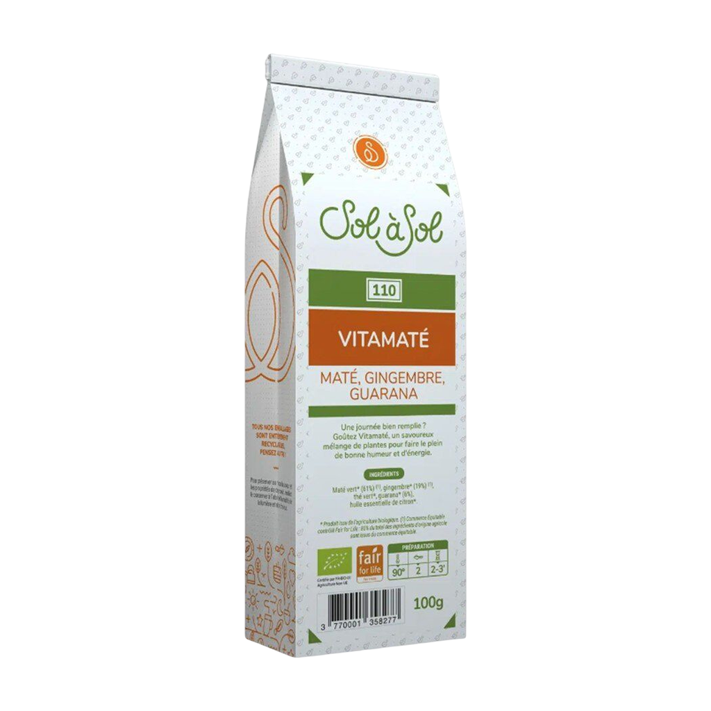 [SS-MA-VITAM100] 100g - Maté Vitamaté bio - Sol à Sol