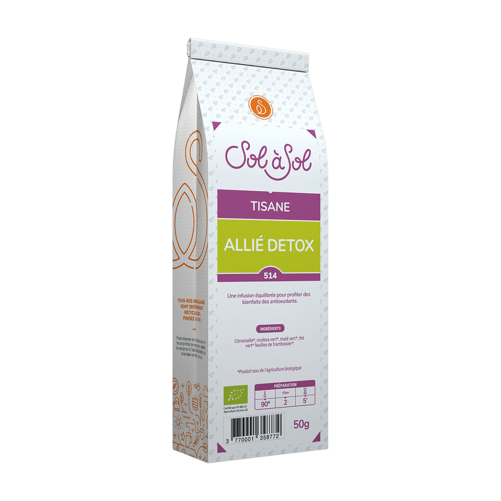 [SS-TI-DETOX50] 50g - Tisane Allié Detox bio - Sol à Sol
