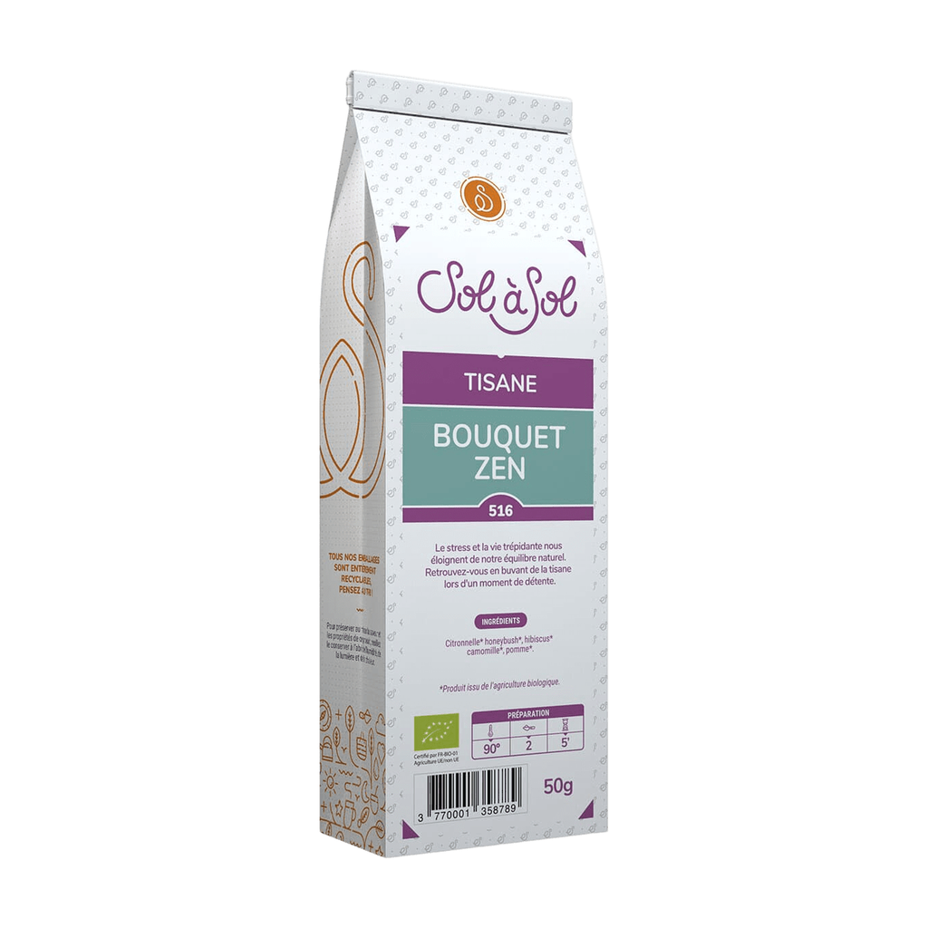 [SS-TI-BOUQZEN50] 50g - Tisane Allié Sérénité bio - Sol à Sol