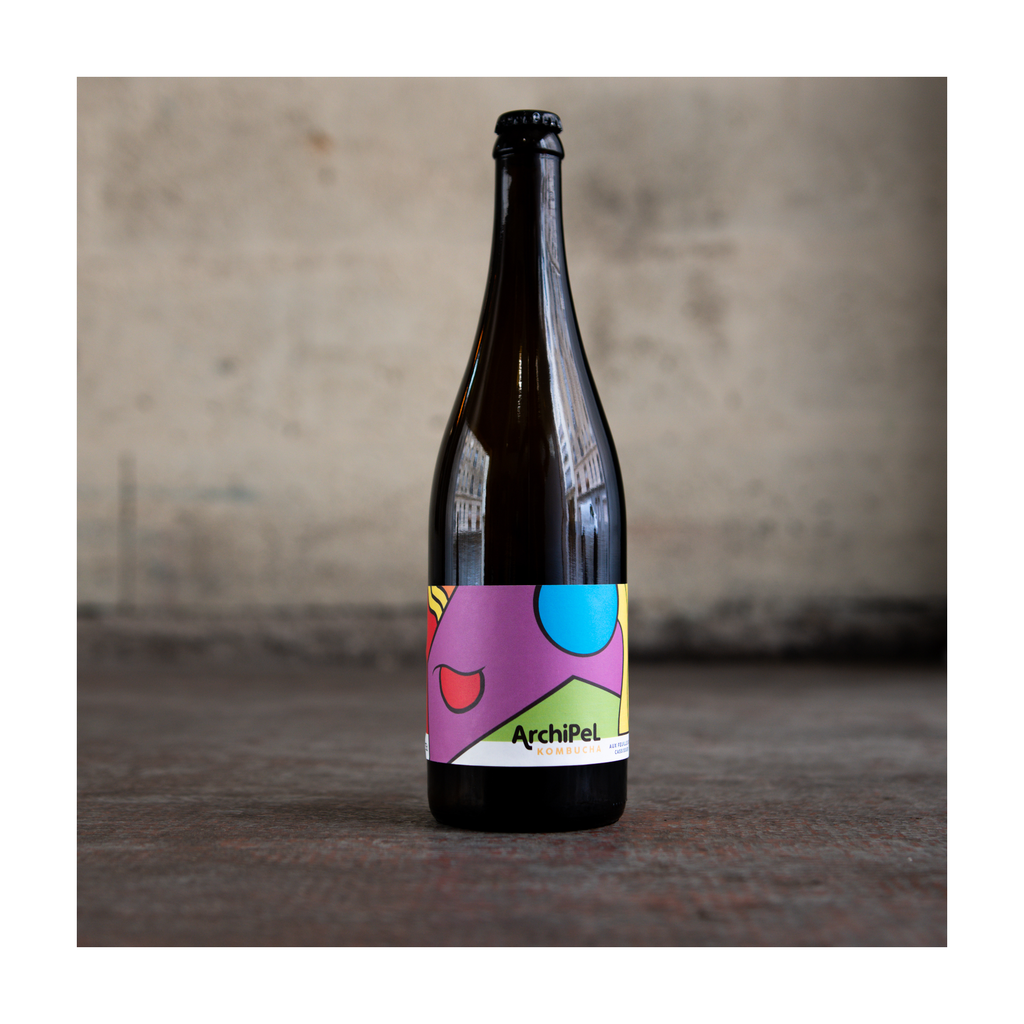 [AR-CASS75] 75cl - Kombucha Cassissier bio - Archipel