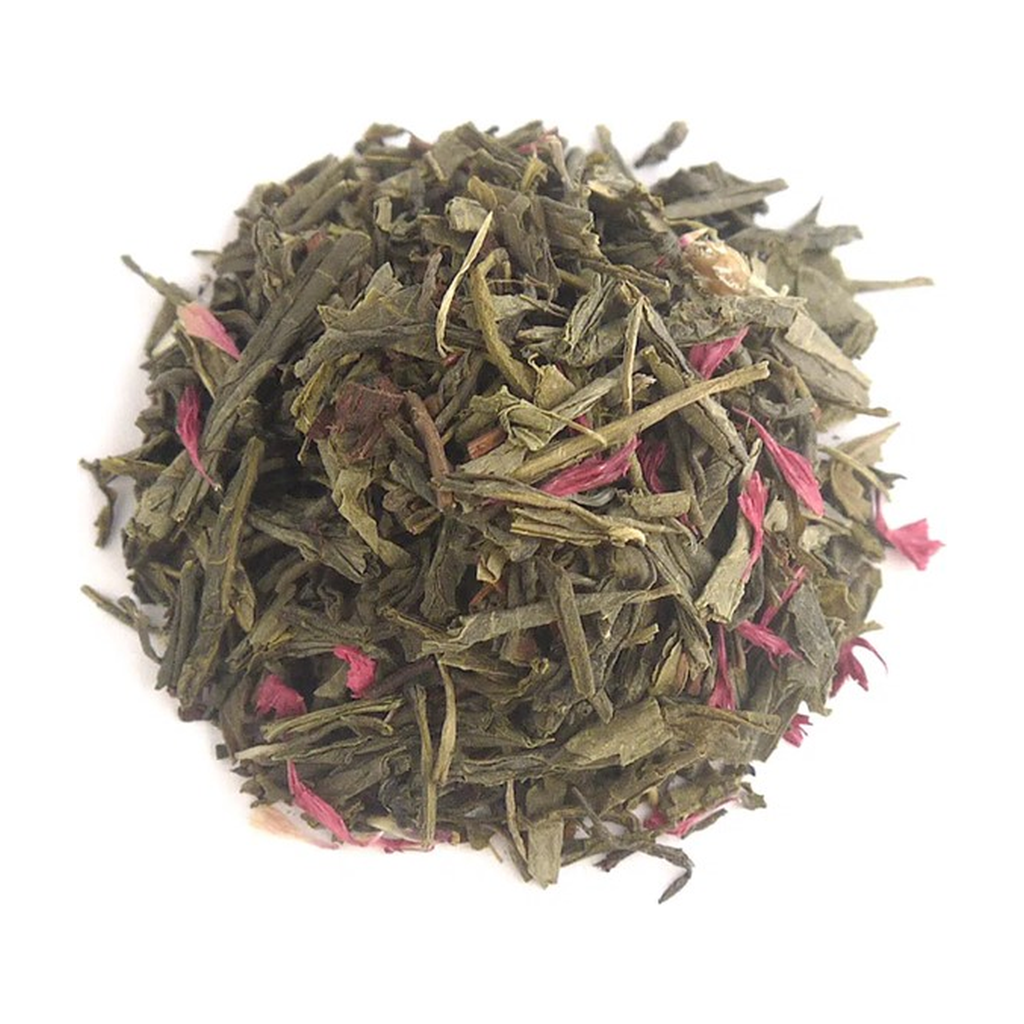 [SS-TV-CER1KG] 1kg - Thé vert Le Goût de la Cerise (non bio) - Sol à Sol