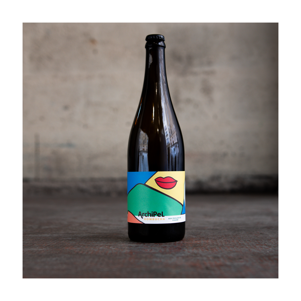 [AR-FIG75] 75cl - Kombucha Figuier bio - Archipel