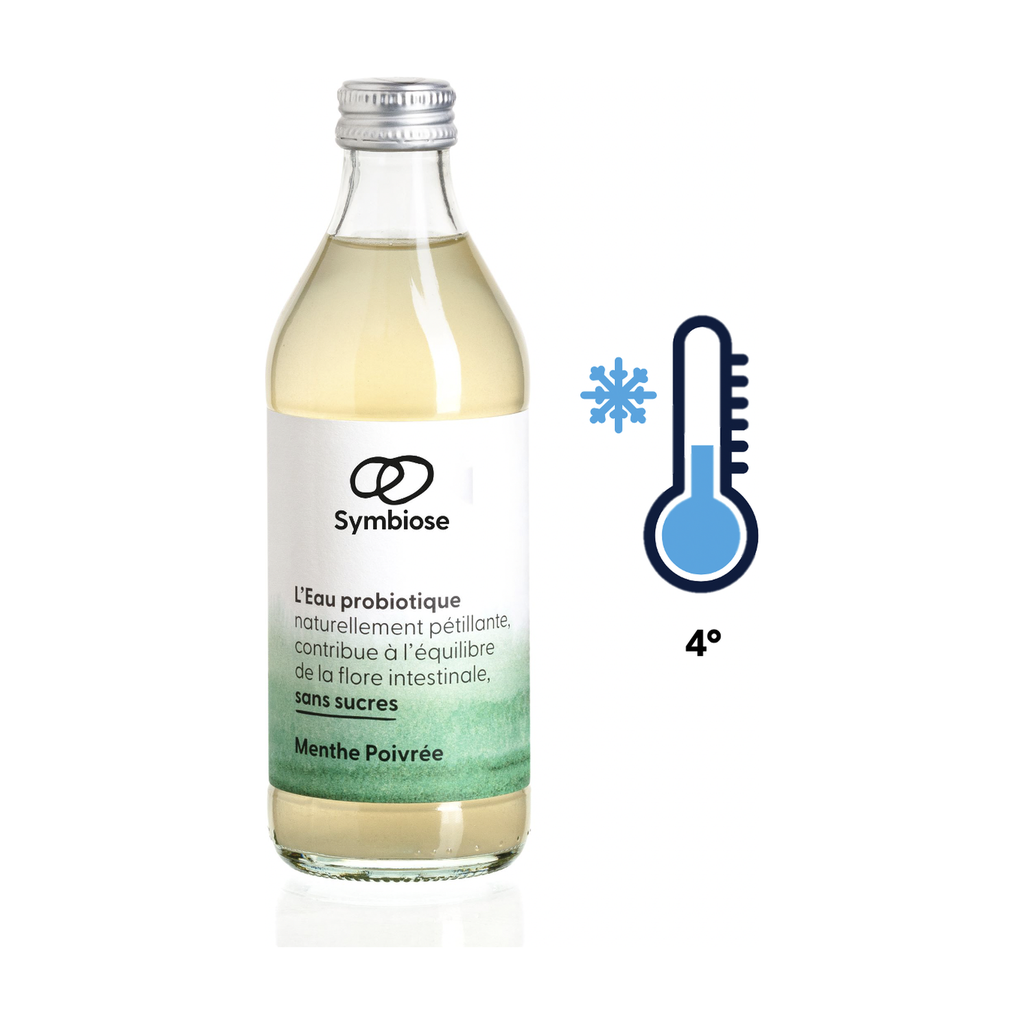 [SK-EAU-33-MEN] 33cl - Eau probiotique menthe poivrée bio (réemploi) - Symbiose
