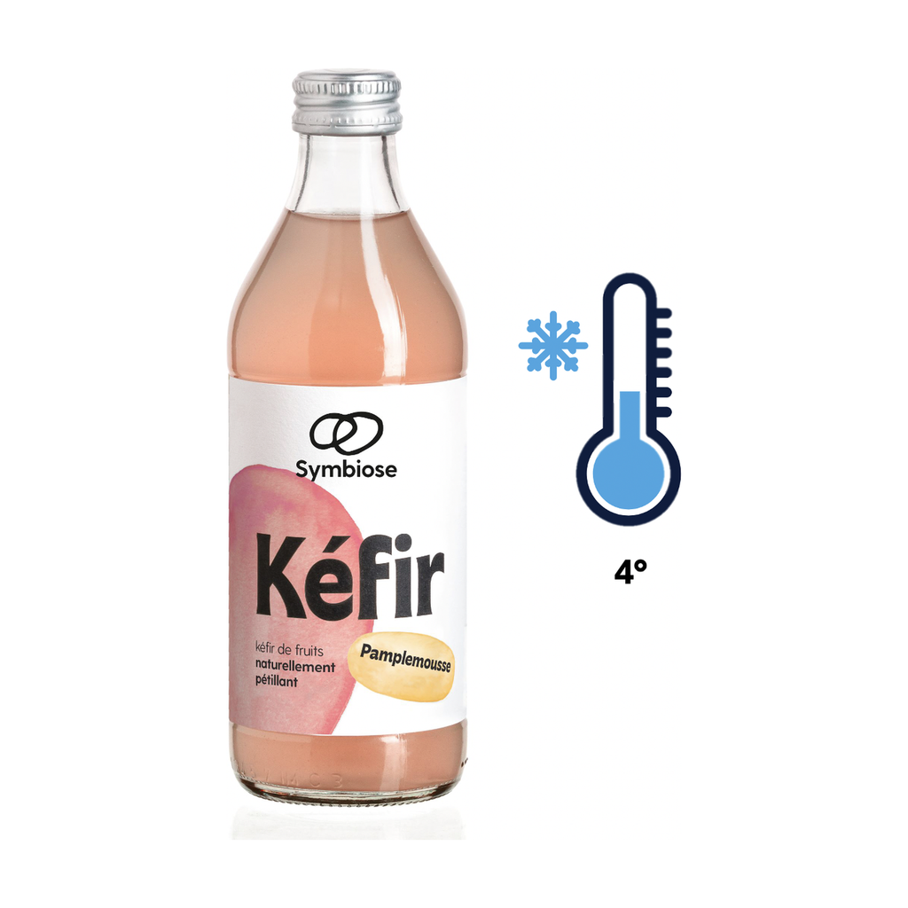 [SK-KDF-33-PAMP] 33cl - Kéfir Pamplemousse bio (réemploi) - Symbiose