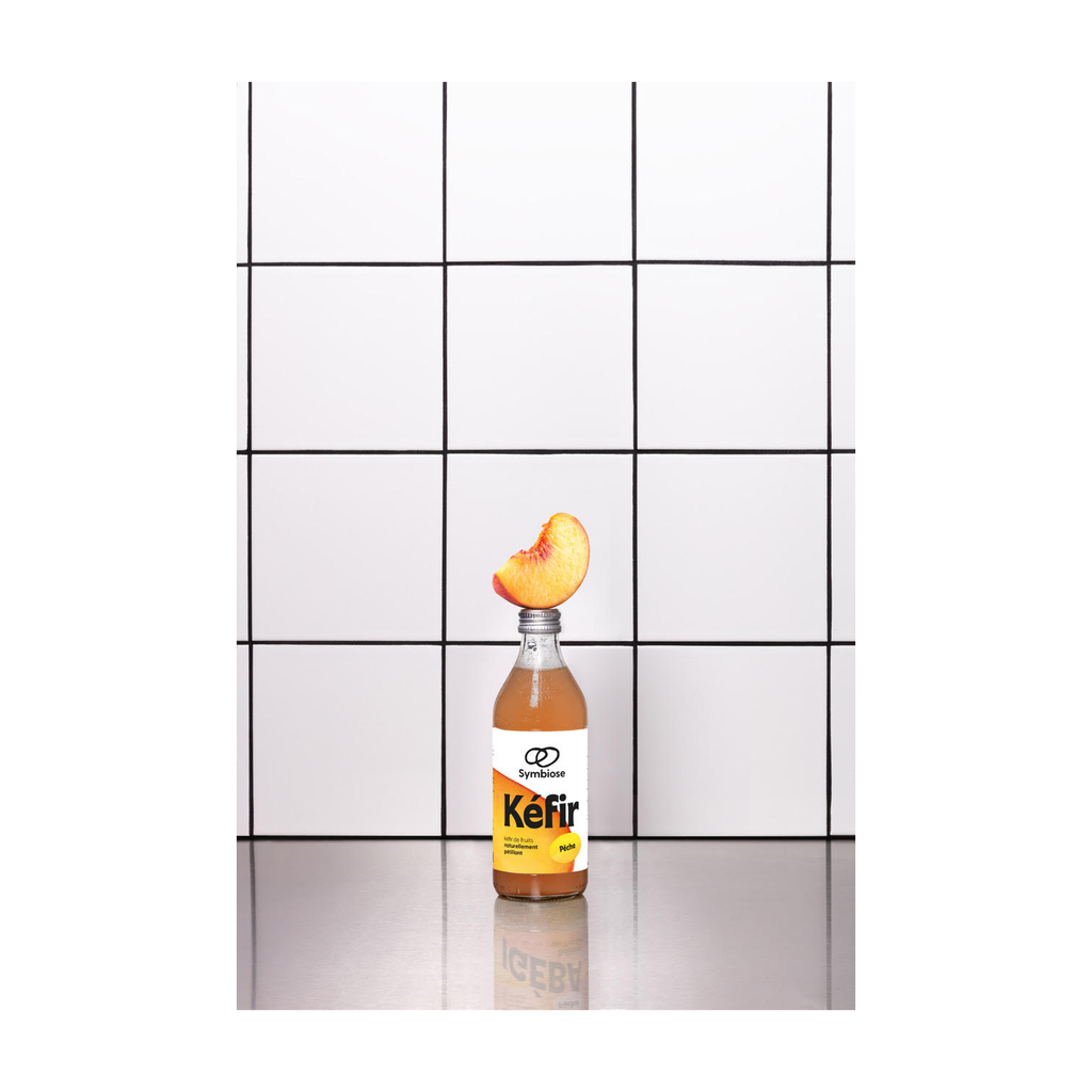 [SK-KDF-33-PECHE] 33cl - Kéfir Pêche bio (réemploi) - Symbiose